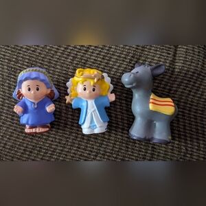 Fischer Price Little People Nativity Individual/ Replacement Pieces: Angel, Donk